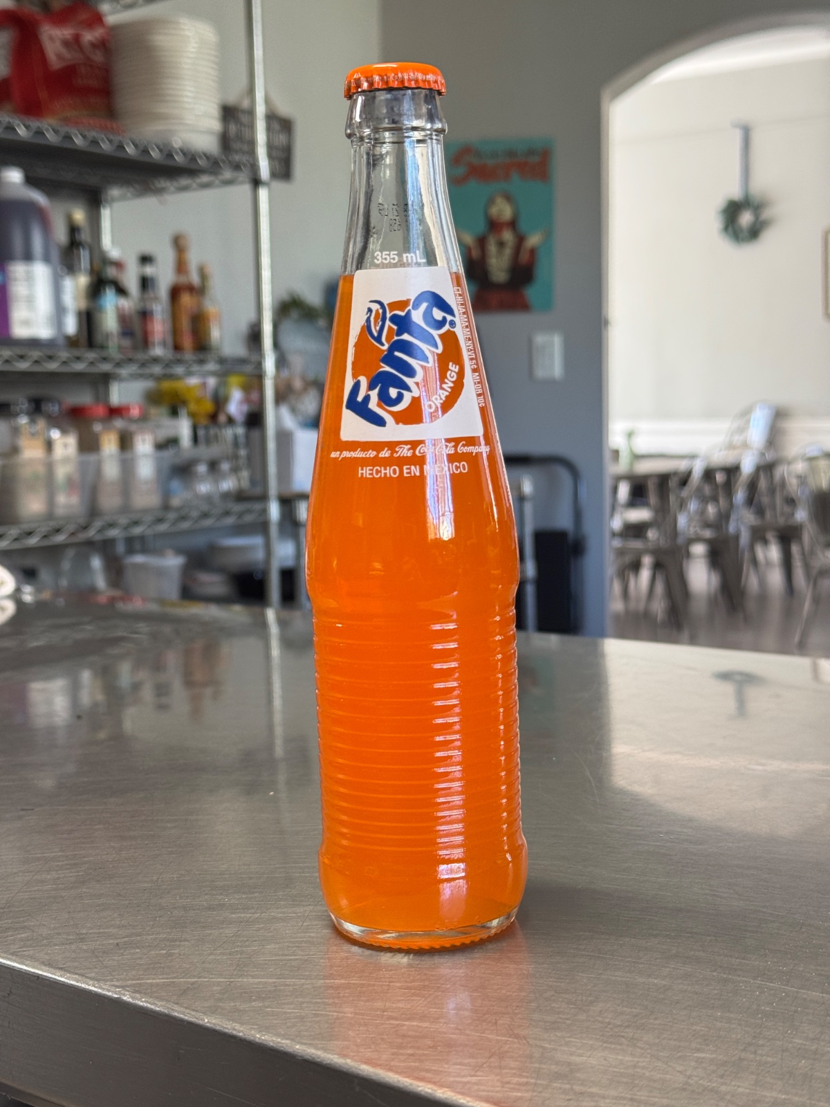 ice cold orange fanta