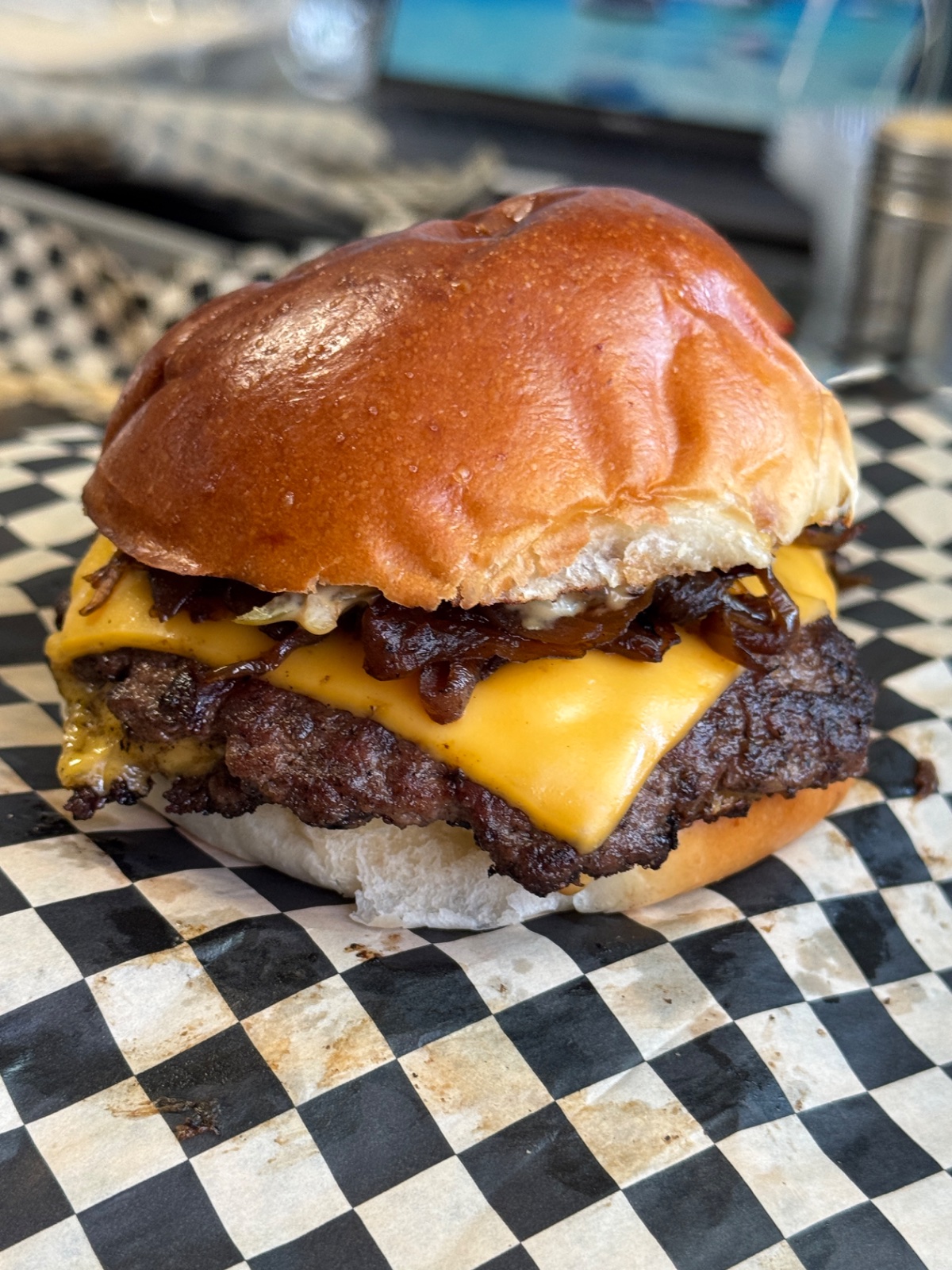 a wonderful plush burger